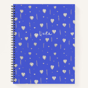 Joli Carnet Coeur Bleu2Coeur