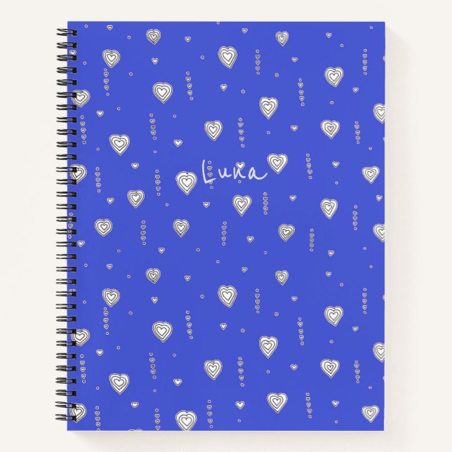 Joli Carnet Coeur Bleu2Coeur (Devant)