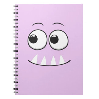 Joli carnet de Monstre pourpre pour enfants