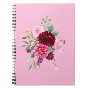 Joli Carnet Floral rose Fille