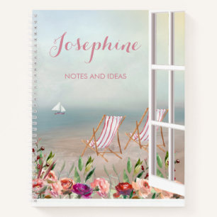 Joli Carnet Floral Seascape Journal