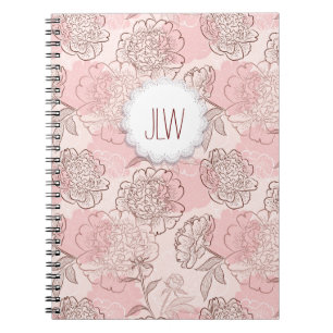 Joli Carnet floral spiral