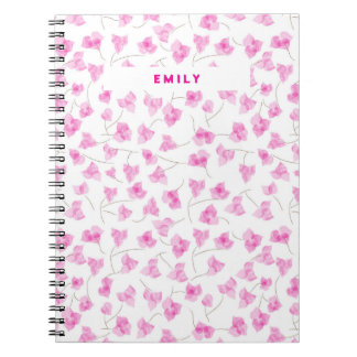 Joli Carnet rose Bourgenvilla