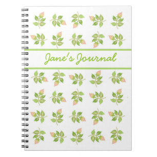 Joli Carnet Spiral Rosebud Rose