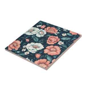 Joli Carreaux De Céramique Rose Vintage Pour Planc