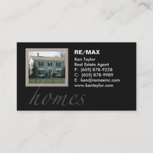 Joli carte de visite de Chambre d'immobiliers