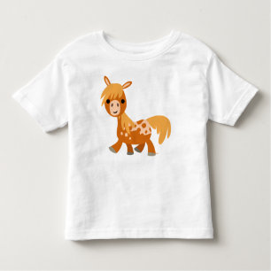 Joli Cartoon Appaloosa Pony T-shirt enfant