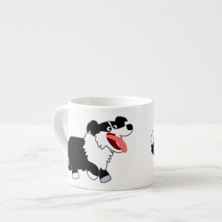 Joli Cartoon Bordure Collie Espresso Mug
