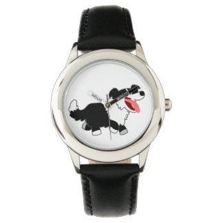 Joli Cartoon Bordure Collie Montre
