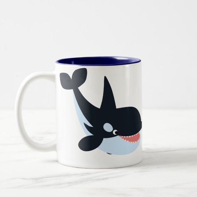 Joli Cartoon Killer Whale Mug (Gauche)