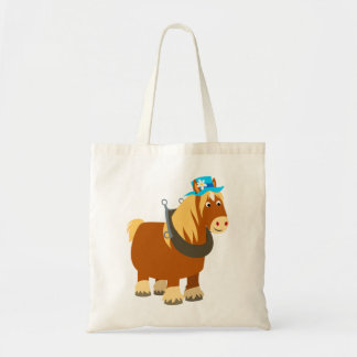 Joli Cartoon Trait Breton Horse Sac