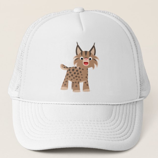 Joli Casquette Lynx de Cartoon (Devant)