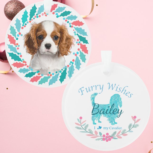 Joli Cavalier Bleu Pastel | Noël Personnalisé (Créateur téléchargé)