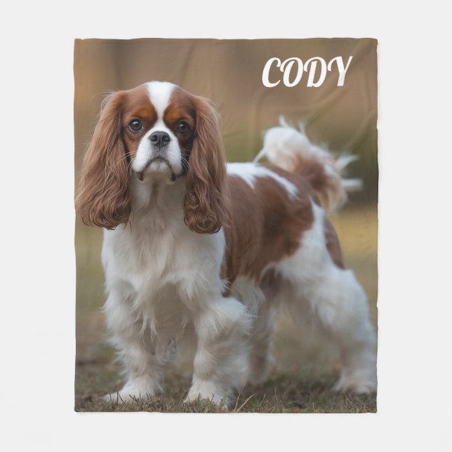 Joli Cavalier King Charles Couverture personnalisé (Devant)