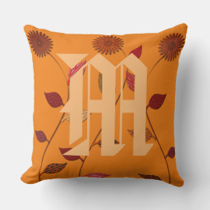 Joli Chaleureux Couleurs Cottage Style Coussin Flo
