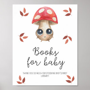 Joli champignon - Livres pour bébé affiche