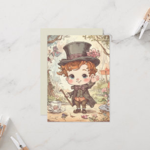 Joli Chapelier Fou Artistique Bois Fantaisiste Mer