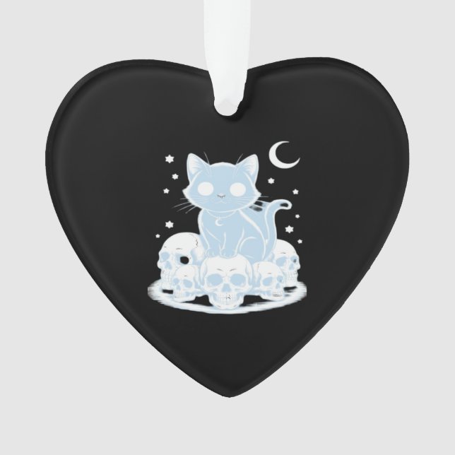 Joli chaton Halloween Chat Gothique Esthétique Ess (devant)