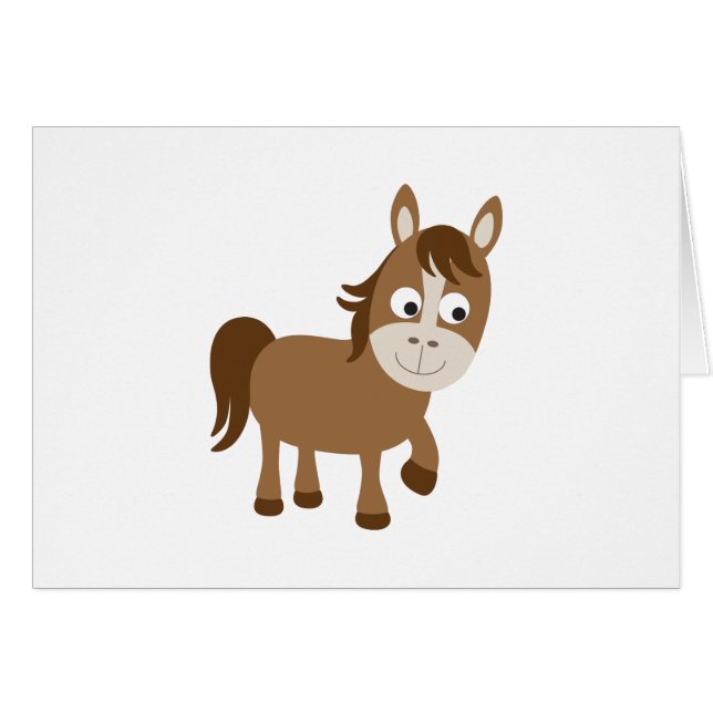 Joli cheval Brown (Devant Horizontal)