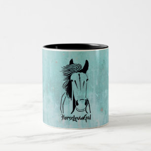 Joli Cheval Turquoise Lovin' Gal Mug