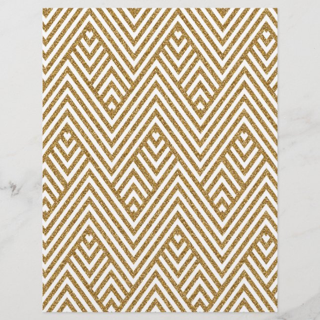 Joli chevron zigzag diamant forme motif (Devant)