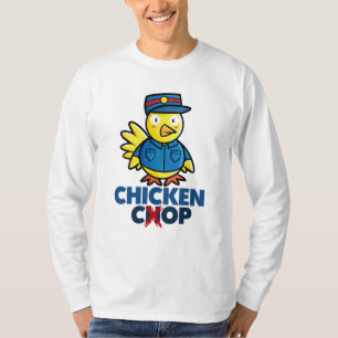 Joli Chicken Cop Design T-Shirt Homme