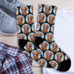 Joli chien animal de compagnie photo noir<br><div class="desc">Chaussettes photo pour chien : Un cadeau parfait pour le goût Aperçu Présentez nos adorables Chaussettes photo pour chien - le cadeau de nouveauté ultime pour tout amoureux des chiens! Ces chaussettes modernes et élégantes sont parfaites pour les mamans et les papas de chien qui veulent mettre en valeur leurs...</div>