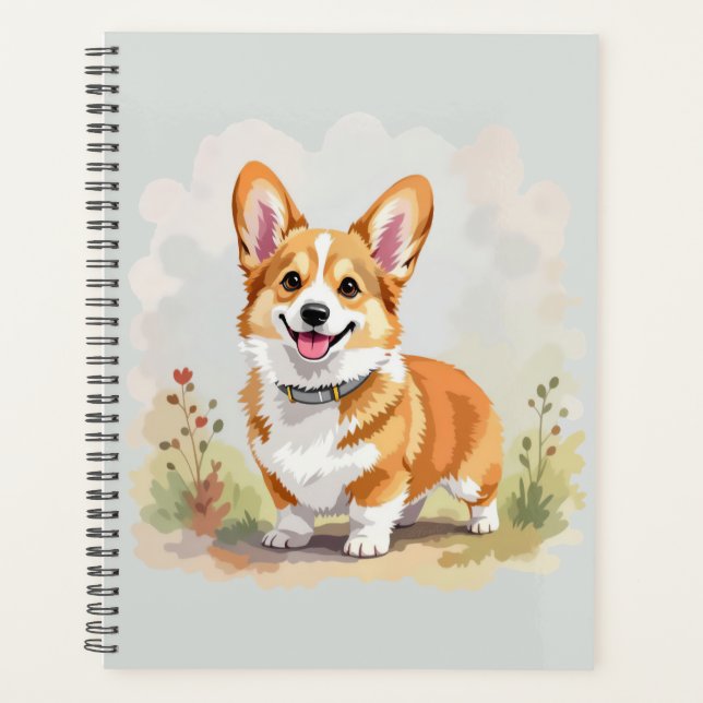 Joli chien Pembroke Welsh Corgi rouge (Devant)
