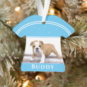 Joli chien photo de chiot bouledogue Noël souvenir
