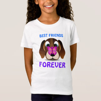 Joli chiot et papillon Meilleurs amis T-shirt enfa