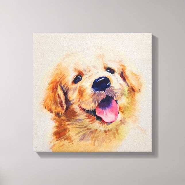 Joli chiot. Son nom est "Heureux". impression sur  (Recto)