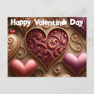 Joli Coeur Carte postale Saint Valentin