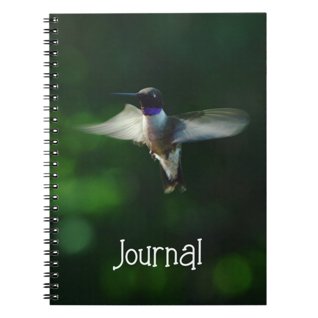 Joli colibri dans le Carnet du Journal des vols (Devant)