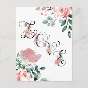 Joli concepteur de cartes postales d'amour/foi de