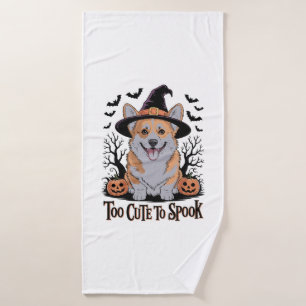 Joli Corgi Halloween en Chapeau de Sorcière
