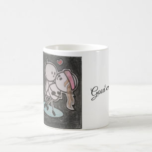 Joli couple romantique tasse d'amour Mug à café