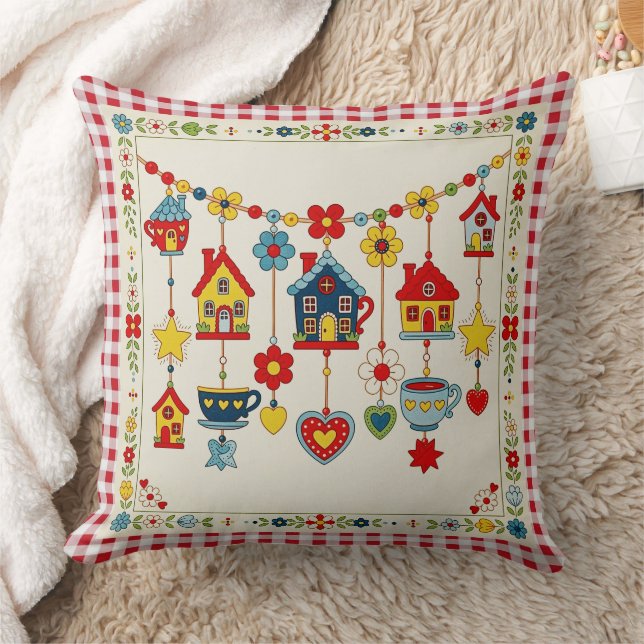 Joli Coussin à Breloques pour Enfants aux Couleurs (Couverture)