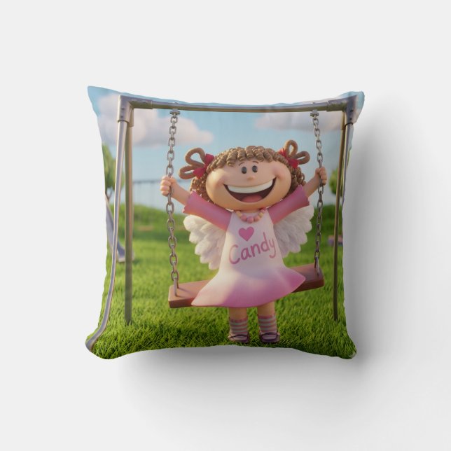 Joli Coussin Caprice | Coussin Décoratif Artistiqu (Recto)
