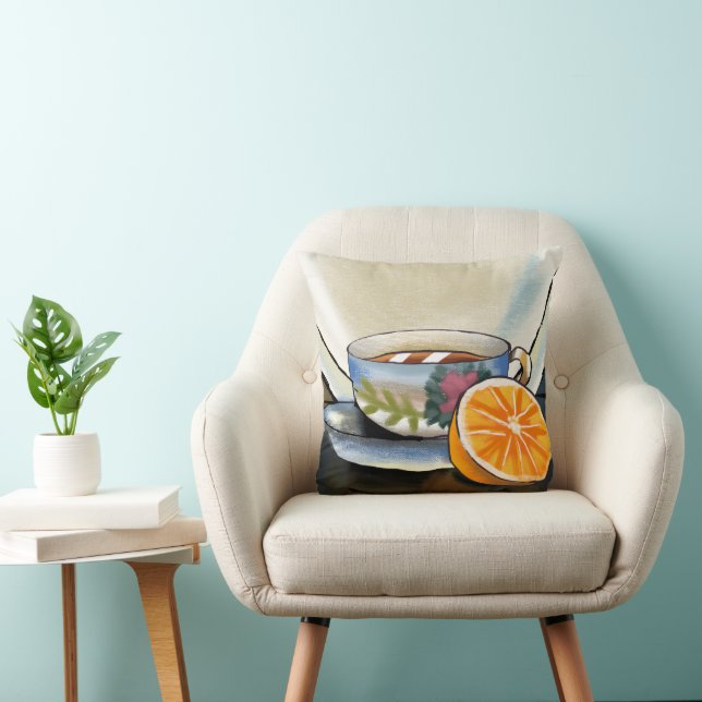 Joli Coussin Caprice | Coussin Décoratif Artistiqu (Chaise)