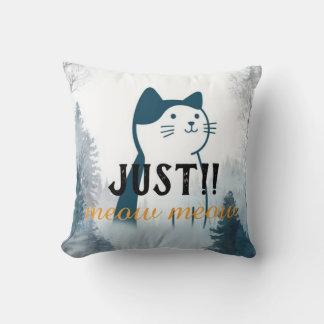 Joli Coussin Chat « Miaou Miaou »