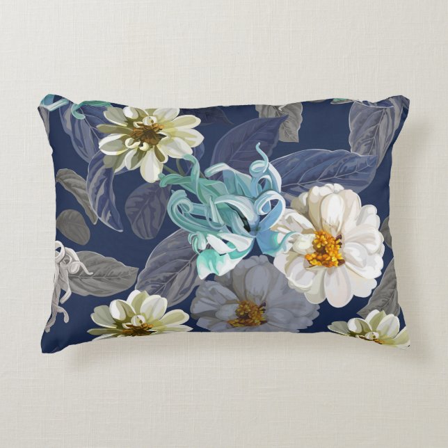 joli coussin d'accent de fleur (Devant)