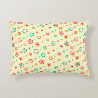 Joli coussin d'accent de fleurs