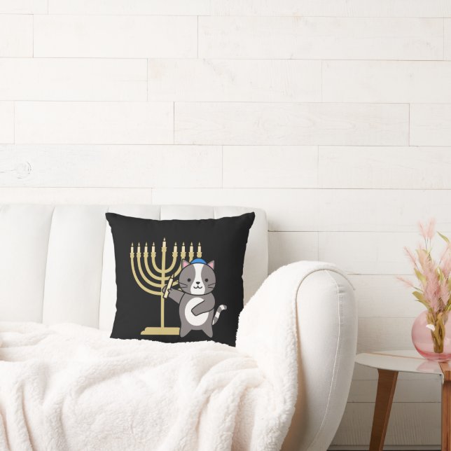 Joli coussin de Hanoucca pour enfants et adolescen (Canapé)