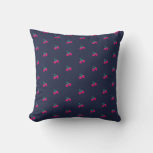 Joli Coussin de Jeté aux Baies Roses