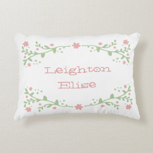 Joli Coussin de nom rose