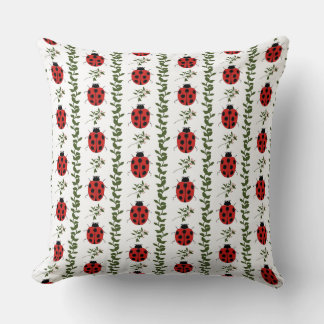 Joli Coussin de Nursery Tache Rouge et Verte