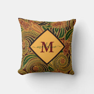 Joli coussin décoratif personnalisé à motif paisle