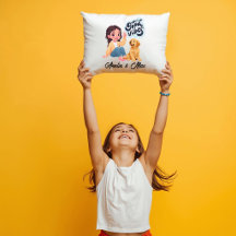 Joli Coussin Décoratif Personnalisé "Bonne Vibrati