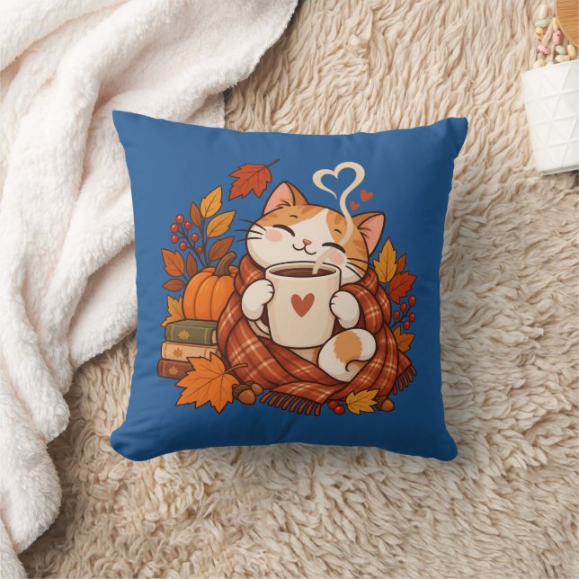 Joli Coussin d'Esthétique d'Automne (Couverture)