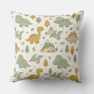 Joli Coussin Extérieur à Motif Dinosaure Bohème